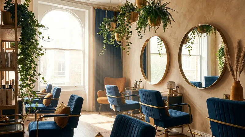 Bright salon interior with styling chairs, How to Start a Massage Therapy Business in Utah